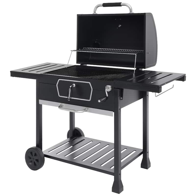 Royal Gourmet CD2030AN Deluxe 30-Inch Charcoal Grill, Black
