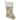 20.5" Beige and Ivory Snowflake Embroidered Christmas Stocking