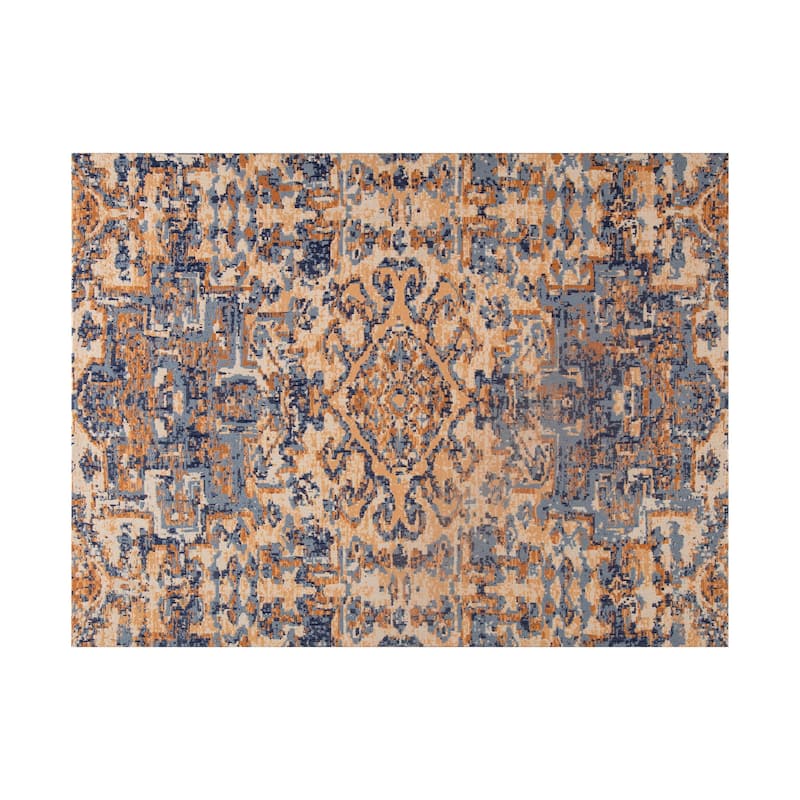 Jani 40"x54" Rug'd Chair Mat-Rug Style Office Chairmat for Carpet & Hard Floors| 0.25" Thick |Non-Slip, Foldable Desk Chair Mat