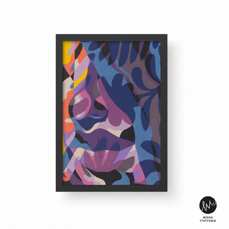 Well Woven x Misha Tyutyunik Sunday Jungle Nocturne Rug