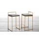 preview thumbnail 19 of 33, Silver Orchid Forrest Gold Stackable Counter Stool (Set of 2) - N/A