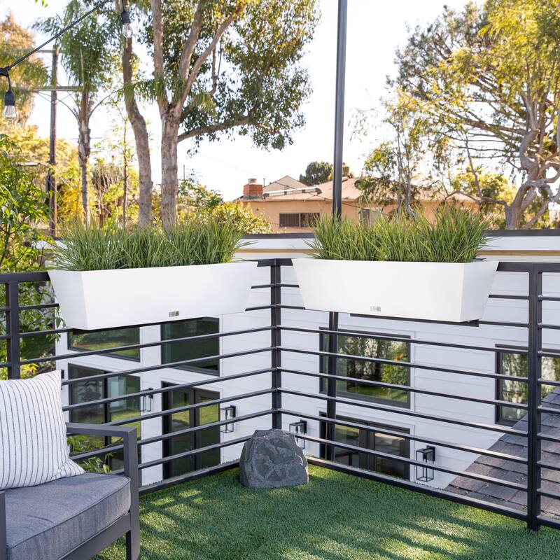 Pure Series Railing Window Box Planter