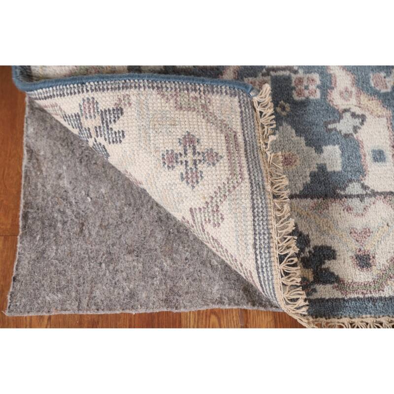 Oushak Indian Runner Rug Handmade Wool Carpet - 2'6"x 9'10"