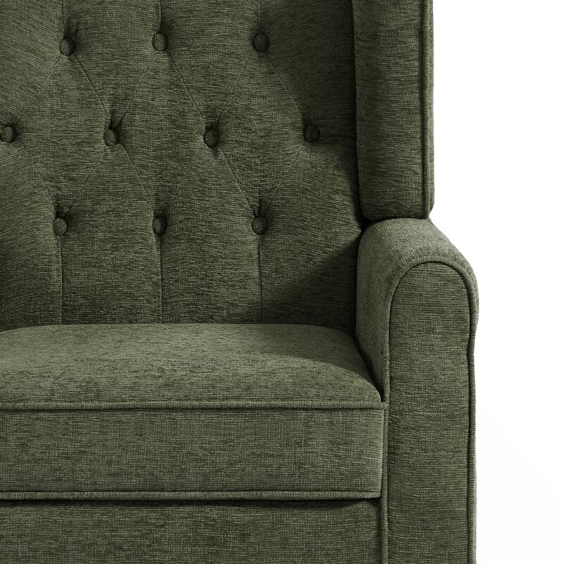 Modern Classic Button Tufted Accent Chair Upholstered Armchair