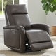 preview thumbnail 38 of 86, Lena Zero Wall Hugger Electric Power Recliner Chocolate-Faux Leather