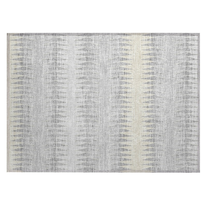Machine Washable Indoor/ Outdoor Chantille Contemporary Geo Rug