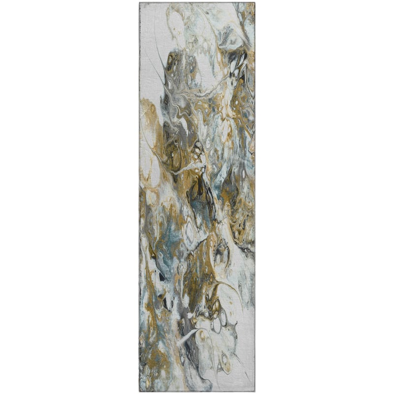 Premium Washable Super Soft Abstract Contemporary Mayfield Rug