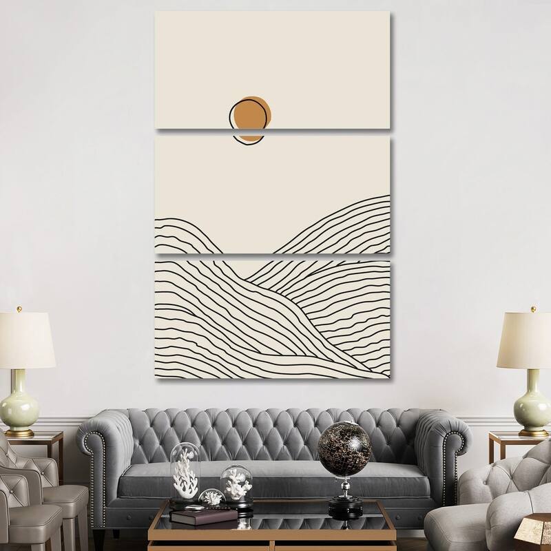 iCanvas "Boho Sunset Collection IV" by Jay Stanley 3-Piece Wall Art Set