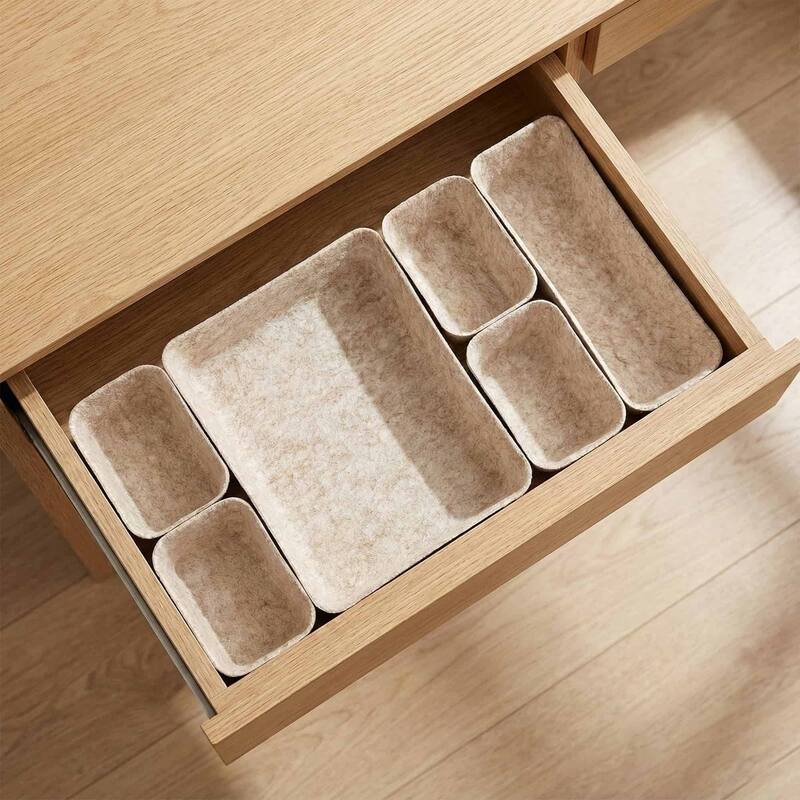 7-Piece Drawer Organizer Set - 10.5 L x 8 W x 2.5 H