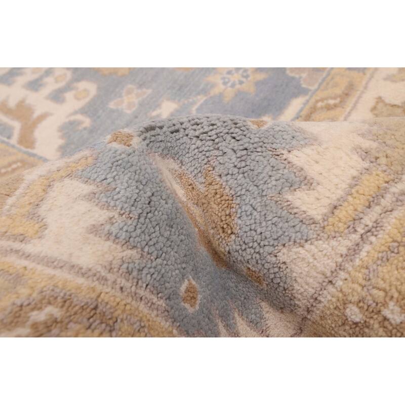 ECARPETGALLERY Hand-knotted Royal Oushak Light Blue Wool Rug - 8'2 x 10'3