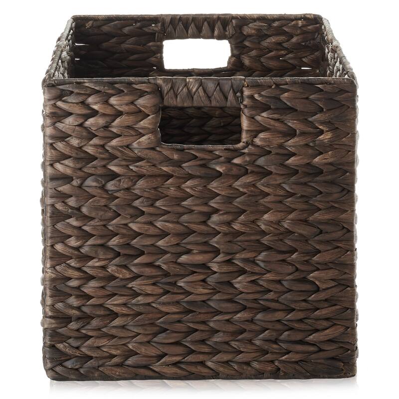12 x 12in Water Hyacinth Storage Baskets