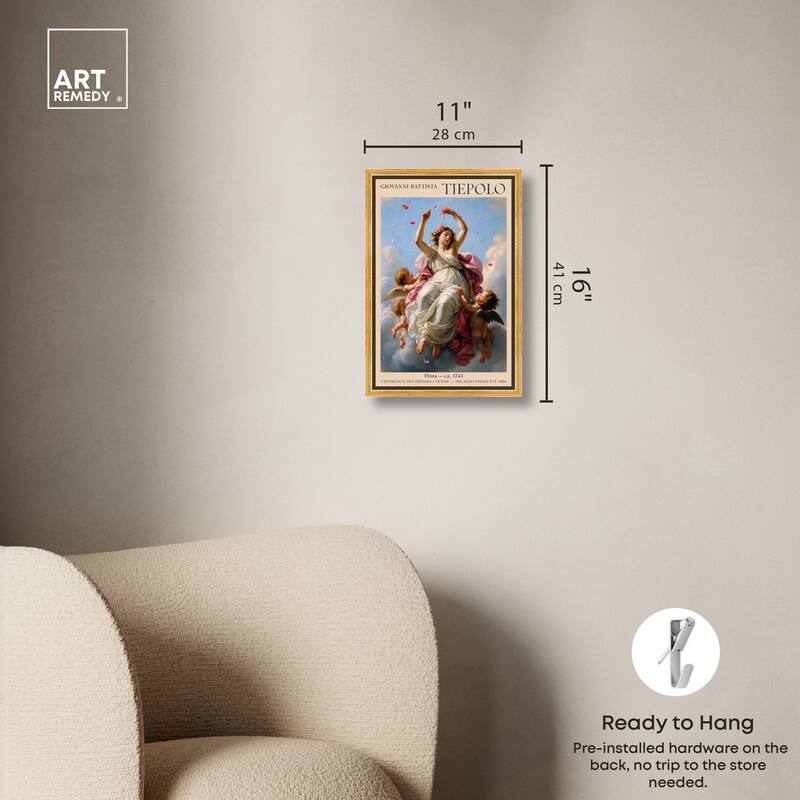 Flora in the Venetian Sky Canvas by Art Remedy