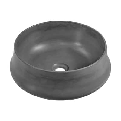 Swiss Madison SM-VSC111 Lisse 15" Circular Concrete Vessel Bathroom