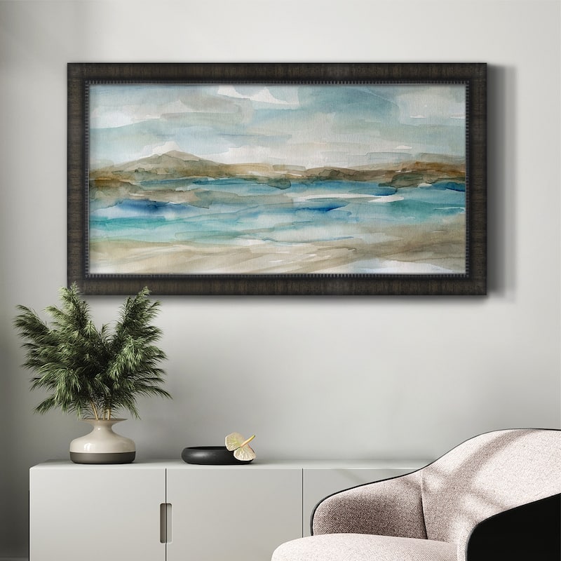 Peaceful Beach II Premium Framed Canvas- Ready to Hang
