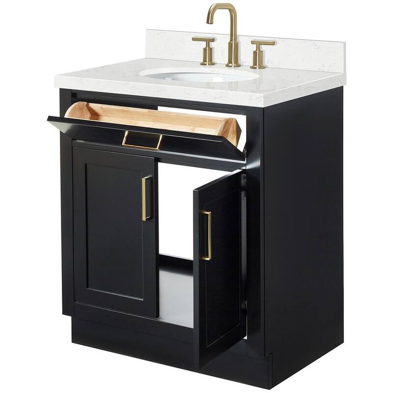 Ariel T030SCQOVO Hepburn 30" Free Standing Single Oval Basin Vanity