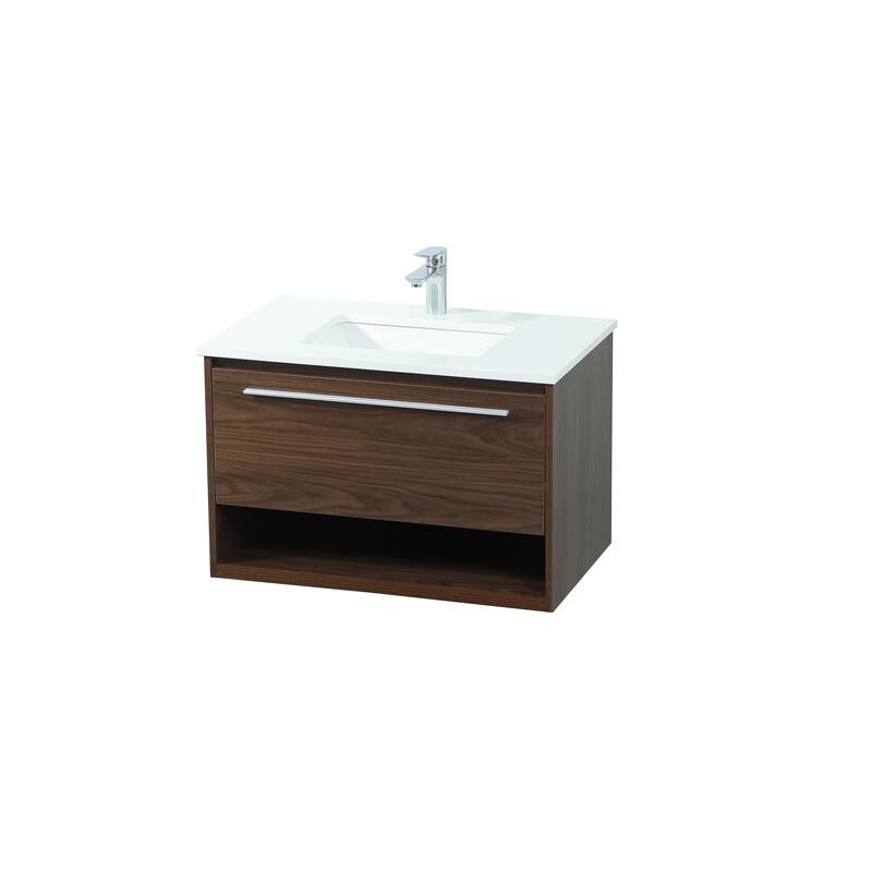 Brush 24 - 30 Inch Single Bathroom Vanity