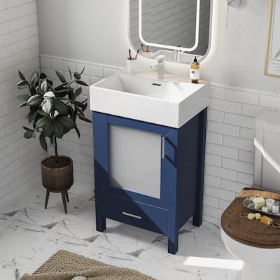 Bathroom Vanity with Ceramic Sink