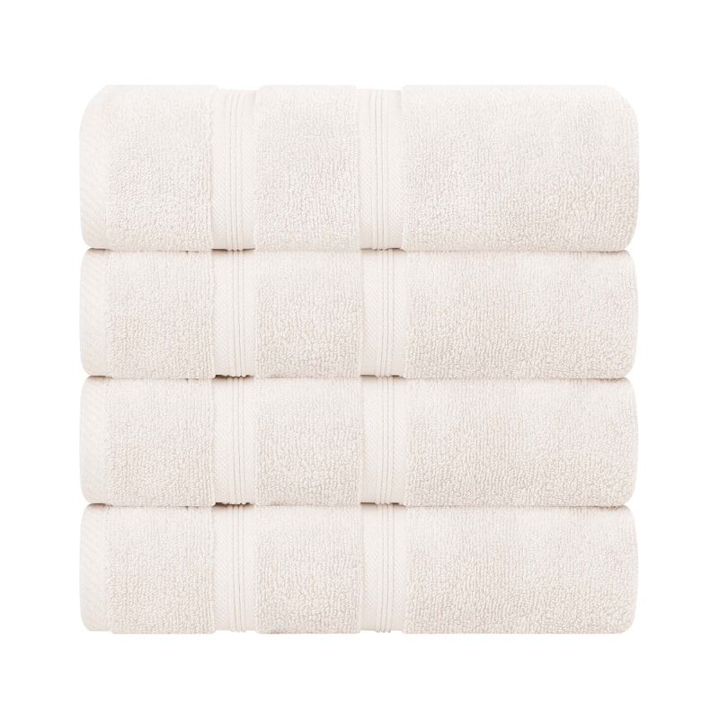 Superior Smart Dry Zero Twist Cotton Bath Towels, Set of 4