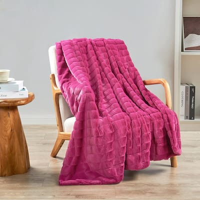 Supermink Decorative Fauxfur Throw 50'' x 60''