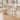26.6" Faux Leather Upholstered Swivel Counter Height Bar Stool with Wraparound Curved Wood Arms - 39"H x 20.9"W x 20.9"D