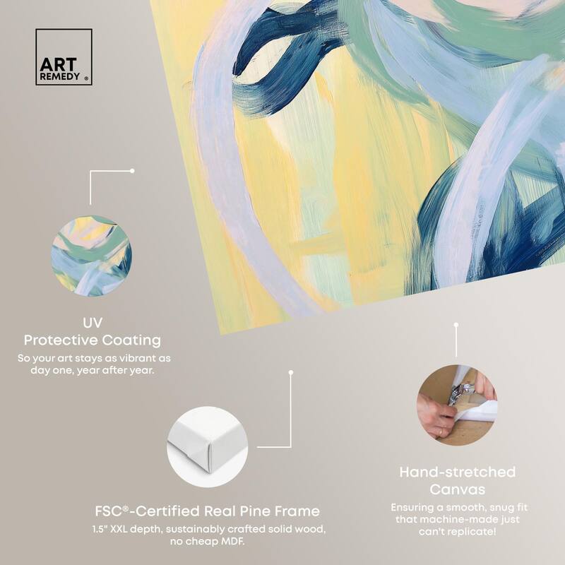 Entangled Embrace I Canvas by Art Remedy, Gallery Wrapped