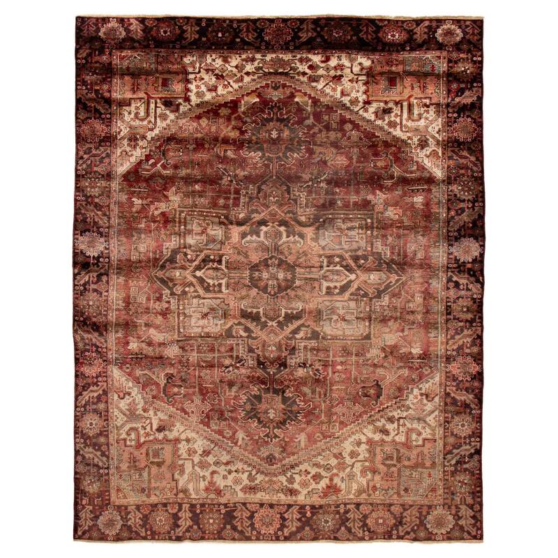 ECARPETGALLERY Hand-knotted Sarabi Red Wool Rug - 8'0 x 11'10 - Red - 8'0 x 11'10