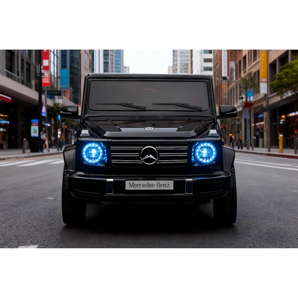 Licensed Mercedes-Benz G500 24V Ride-On Car for Kids,3 Speeds Electric Vehicle,Halloween gift