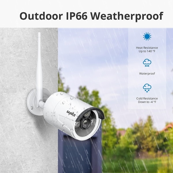 10-Channel 4 Pan & Tilt WiFi IP Camera Wireless Security System