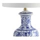 preview thumbnail 14 of 18, Gemma 25.25" Ceramic/Metal LED Table Lamp, Blue/White (Set of 2) by JONATHAN Y