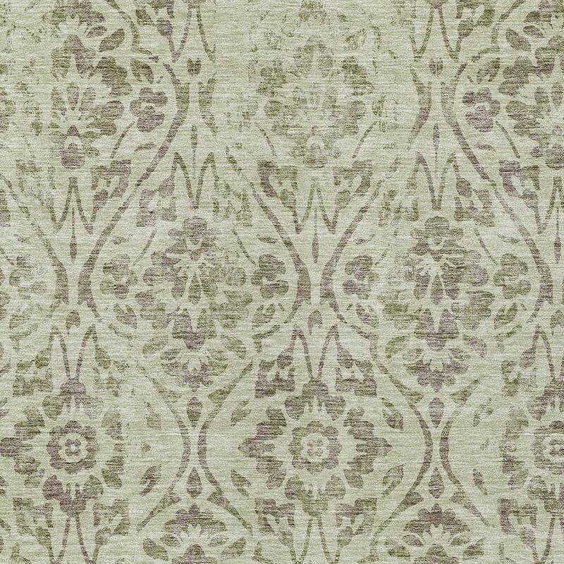 HomeRoots Floral Transitional Rectangle Outdoor Rug