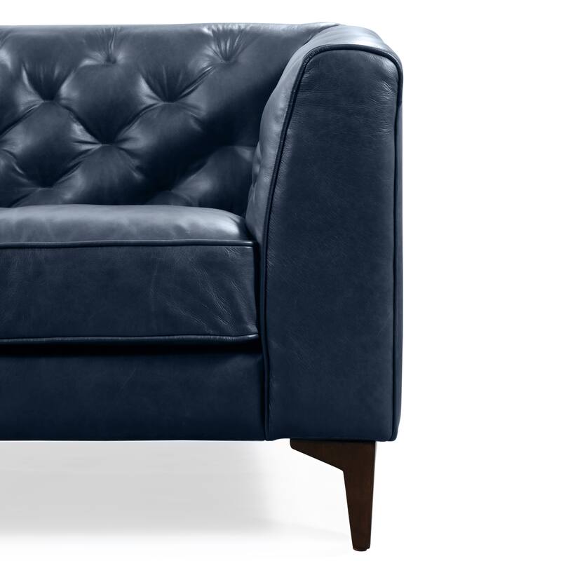 Poly & Bark Essex 89" Sofa - Full Grain Genuine Italian Leather