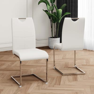 PU Dining Chair living room Chair(Set of 2)