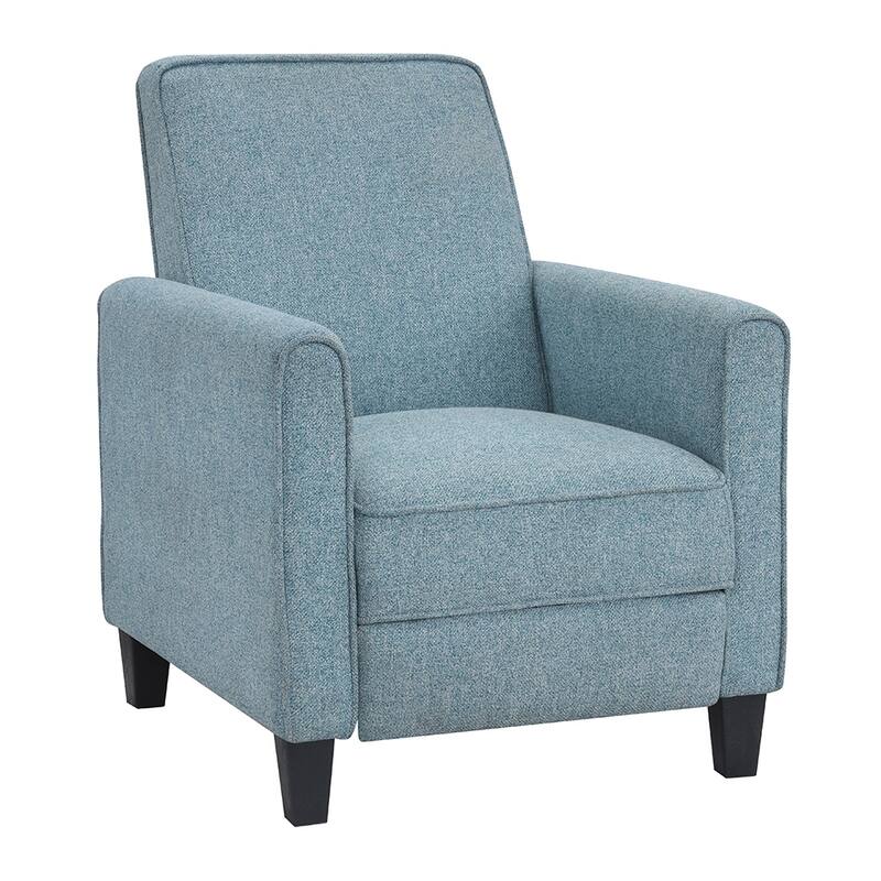 Haynes Traditional Fabric Welted Padded Recliner Chair by Furniture of America