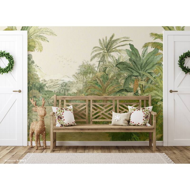 Verdant Jungle Escape Scenic Tropical Wallpaper Mural