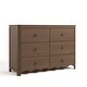preview thumbnail 1 of 10, Storkcraft Casablanca 6 Drawer Dresser Hazelnut