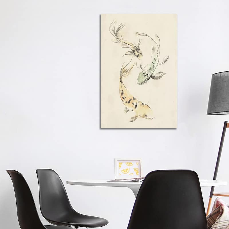 iCanvas "Koi Dance II" by June Erica Vess Canvas Print - 40x26x1.5