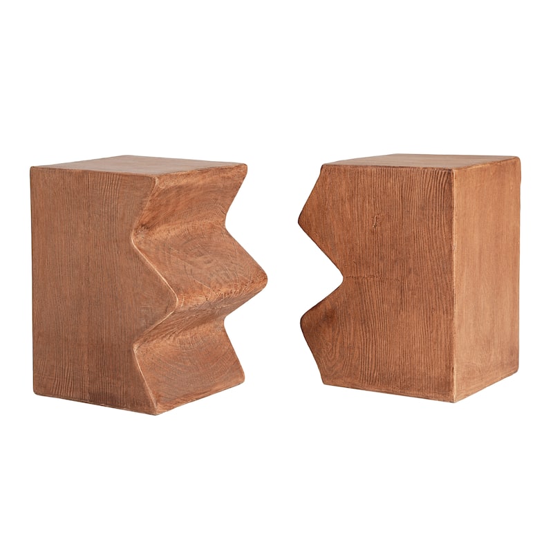 Christopher Knight Home - MGO Modern Outdoor Side Table Set with Durable Magnesium Oxide Construction
