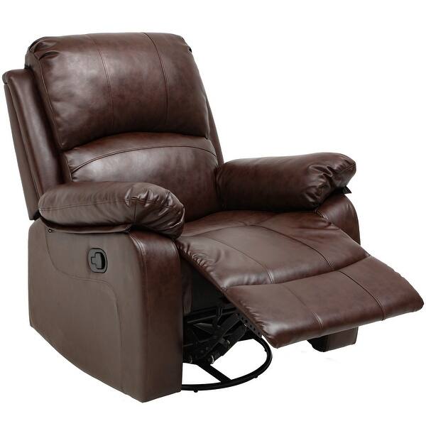 Modern Brown Manual Swivel Recliner Bed Bath & Beyond 37998439