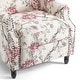 preview thumbnail 14 of 91, Linen Manual Upholstered Recliner with Wood Legs