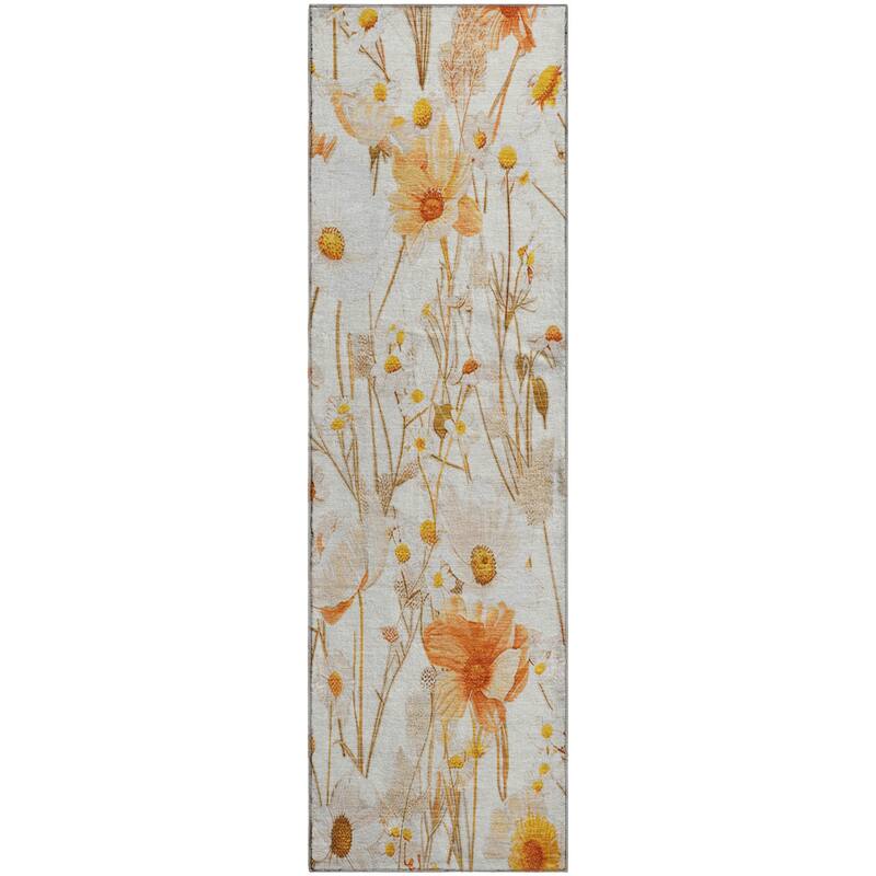 Premium Washable Super Soft Floral Mayfield Rug