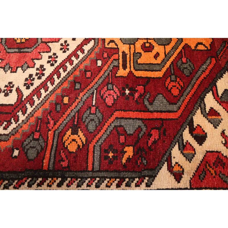 ECARPETGALLERY Hand-knotted Konya Anatolian Dark Red Wool Rug - 3'1 x 9'2