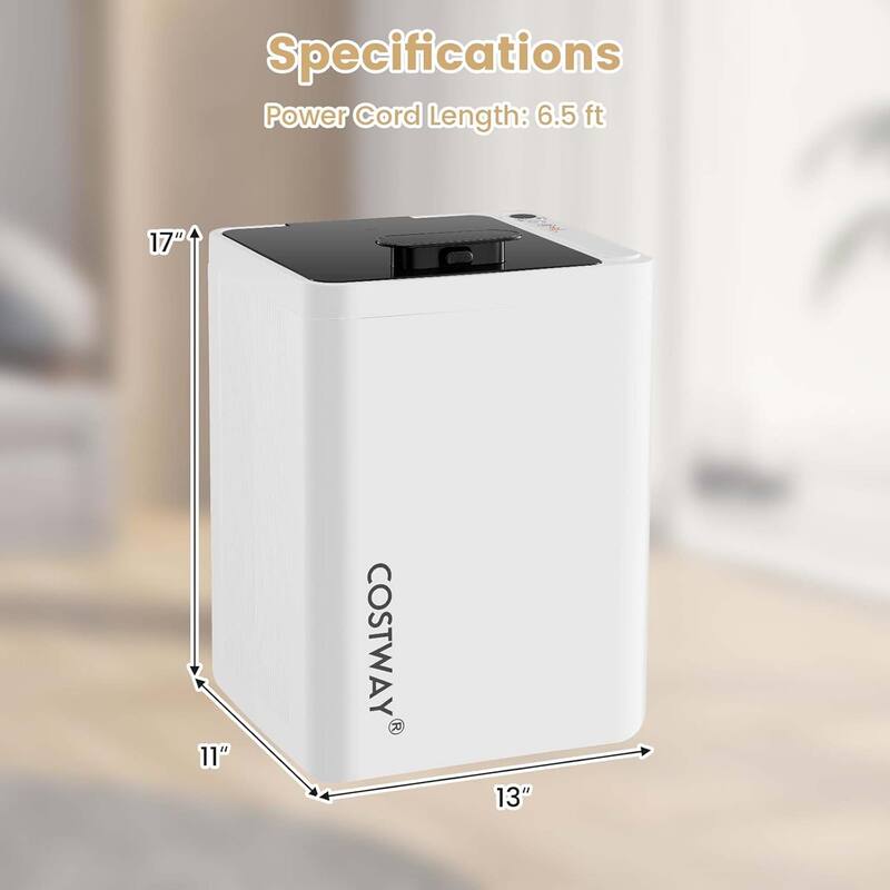 23L Towel Warmer Bucket Large Hot Towel Heater w/ Auto Shut Off - White