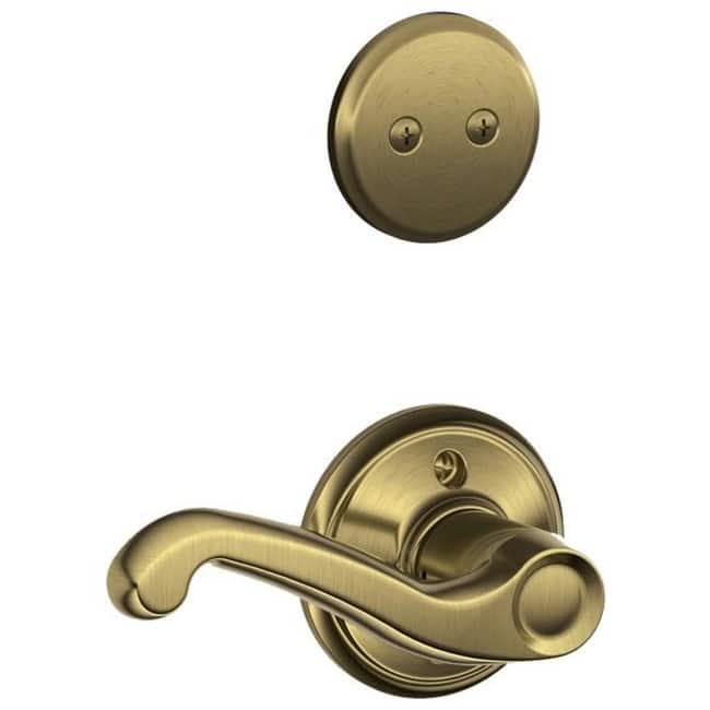 Schlage Flair Right Handed One-Sided Dummy Interior Pack - Exterior