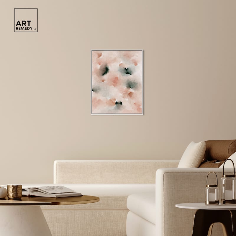 Art Remedy Smore'S Marshmallows Framed Watercolor Boho Abstracts