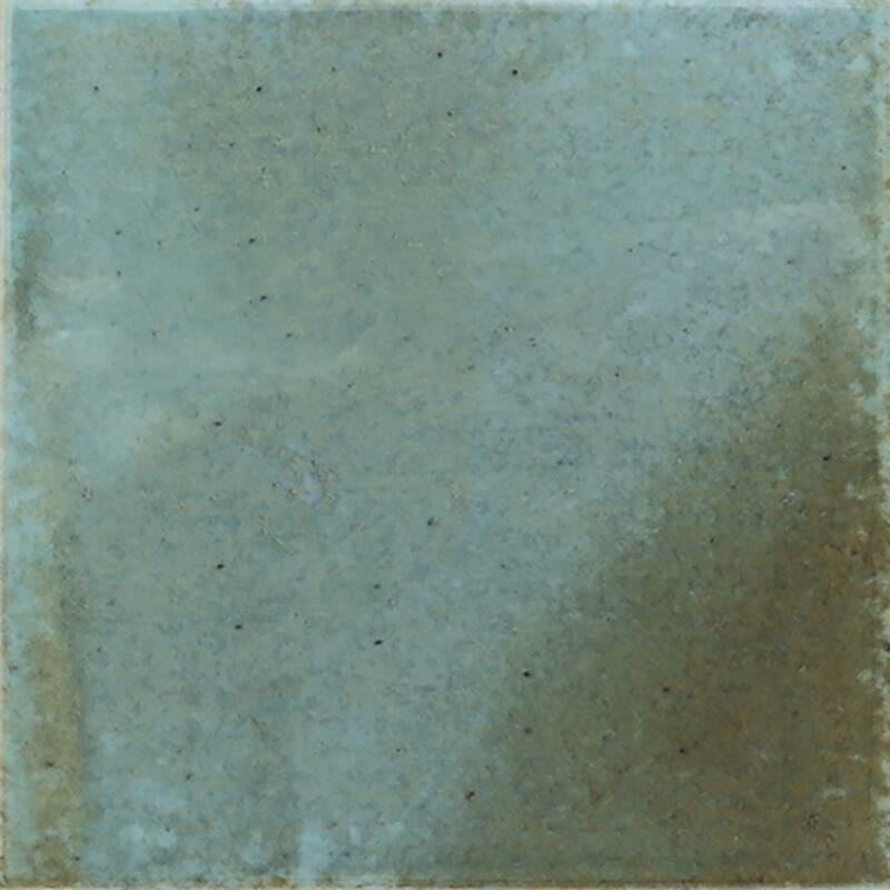 Apollo tile 4" x 4" Antiek Glossy Blue Ceramic Tile (6.46 sq ft/case) - 60 Pack