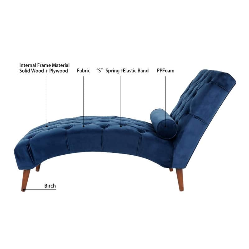 Fabric or PU Chaise Lounge