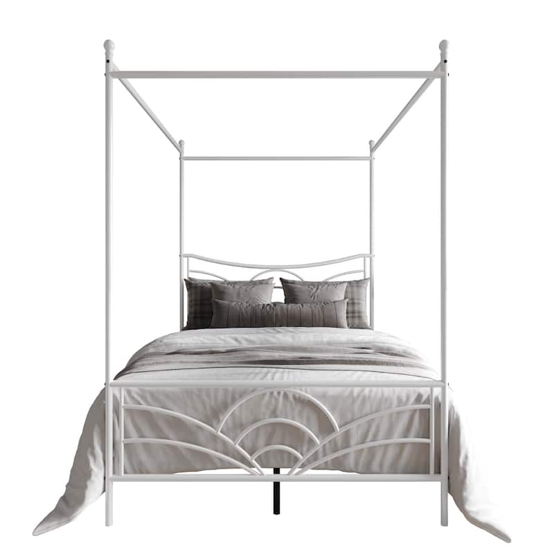 Clayfell Denver Metal Canopy Bed