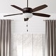 preview thumbnail 4 of 3, Quorum International Breeze 52" 5 Blade Indoor Ceiling Fan with Light