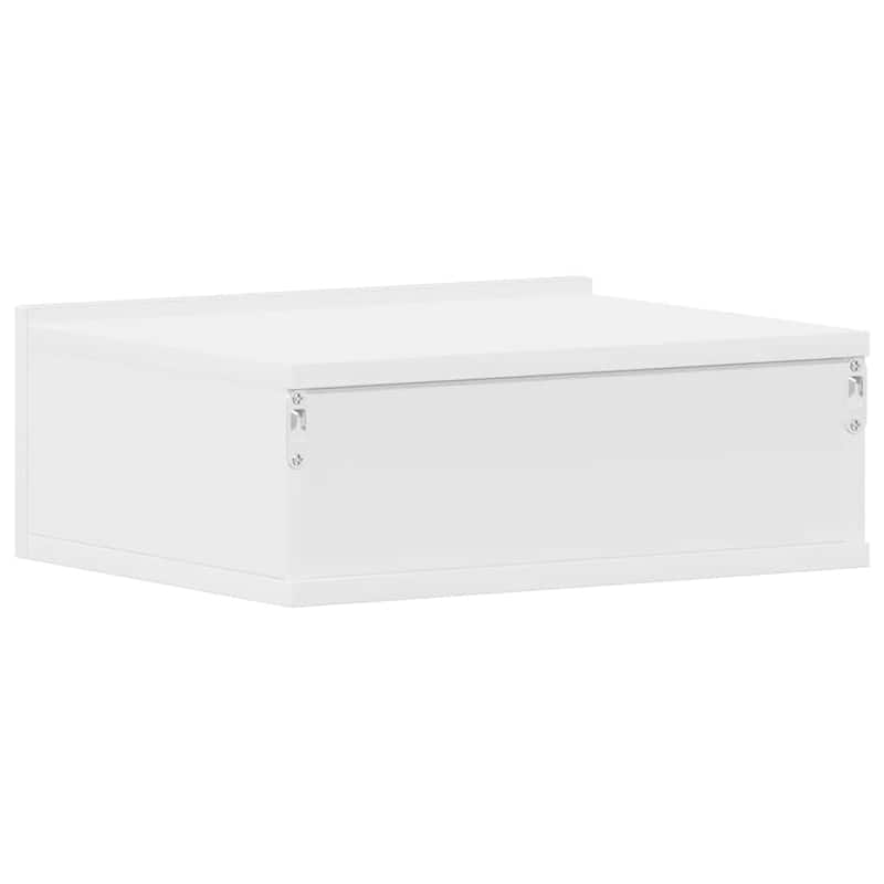 vidaXL Floating Nightstands Wall Mounted Bedside Furniture Engineered Wood