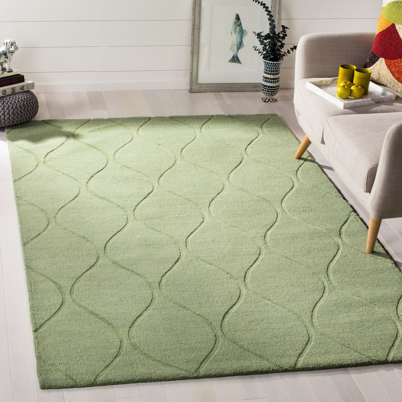 SAFAVIEH Handmade Impressions Borghildur Modern Wool Rug